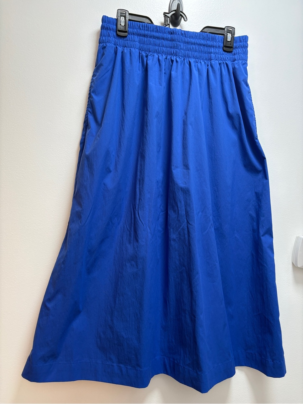 Athleta Bold Blue A-Line Maxi Skirt
